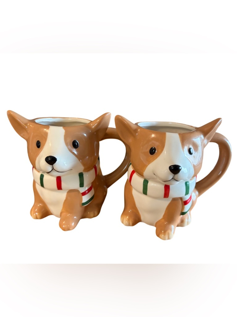 Target Wondershop 2024 Festive Corgi Dog Ceramic Mug Pair Christmas Holiday